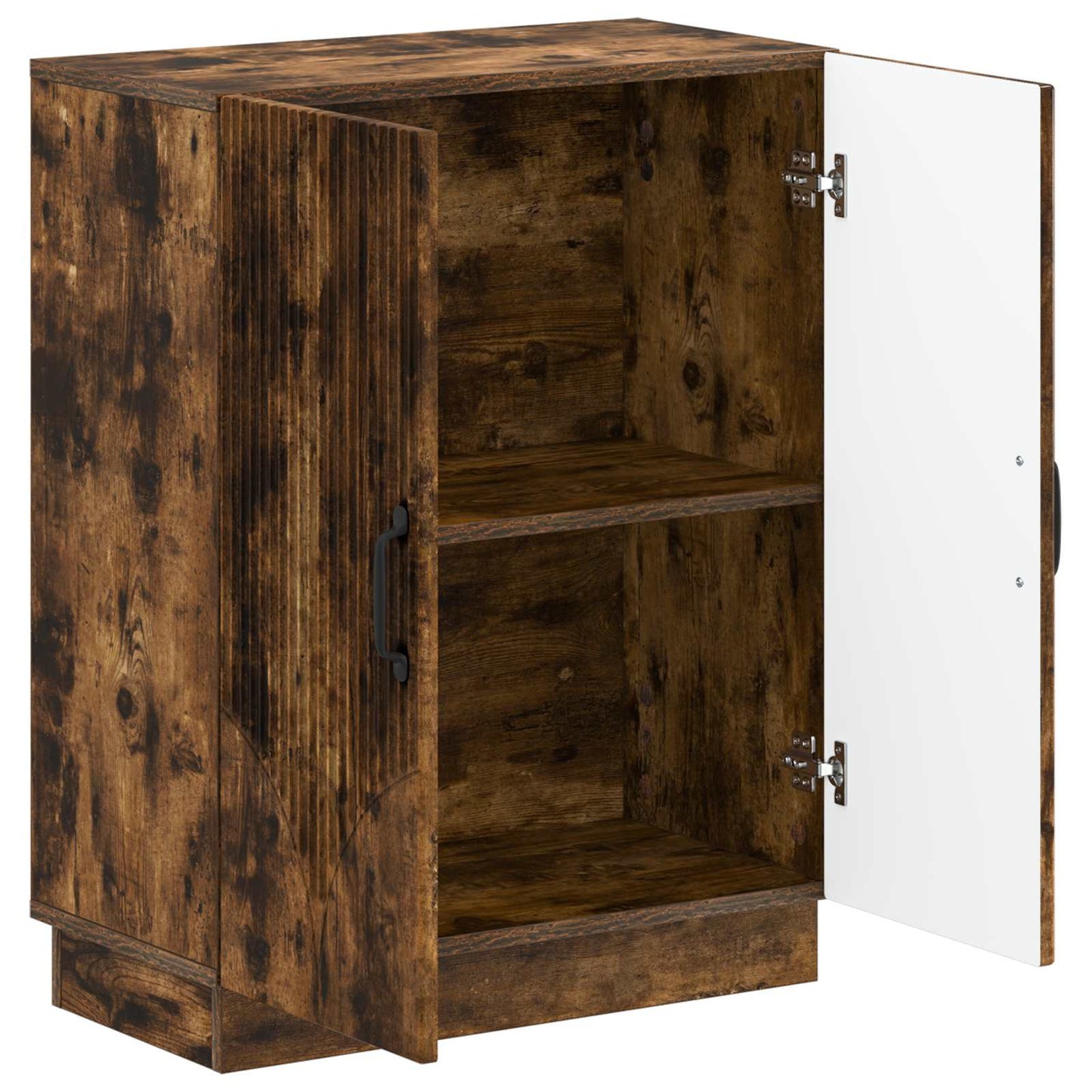 vidaXL Bathroom Storage Cainet HOORN Smoked Oak 59.5 x 31 x 77 cm 3