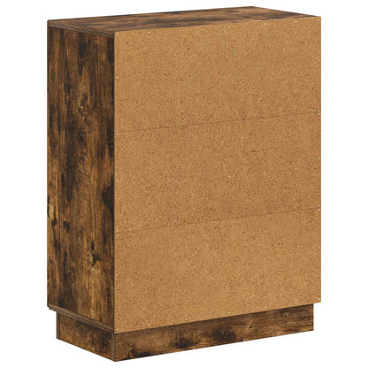 vidaXL Bathroom Storage Cainet HOORN Smoked Oak 59.5 x 31 x 77 cm 6