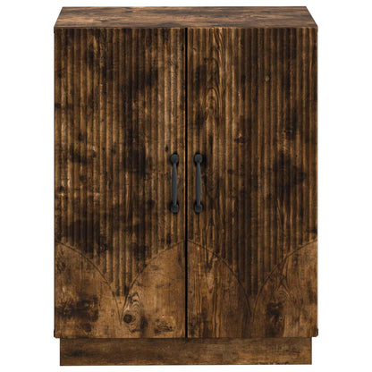 vidaXL Bathroom Storage Cainet HOORN Smoked Oak 59.5 x 31 x 77 cm 4