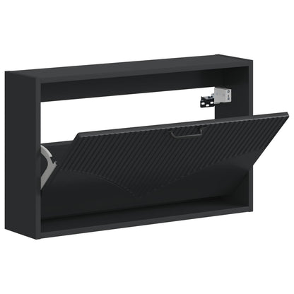vidaXL Wall-Mounted Shoe Cabinet HOORN 71 x 17 x 43 cm Engineered Wood 3