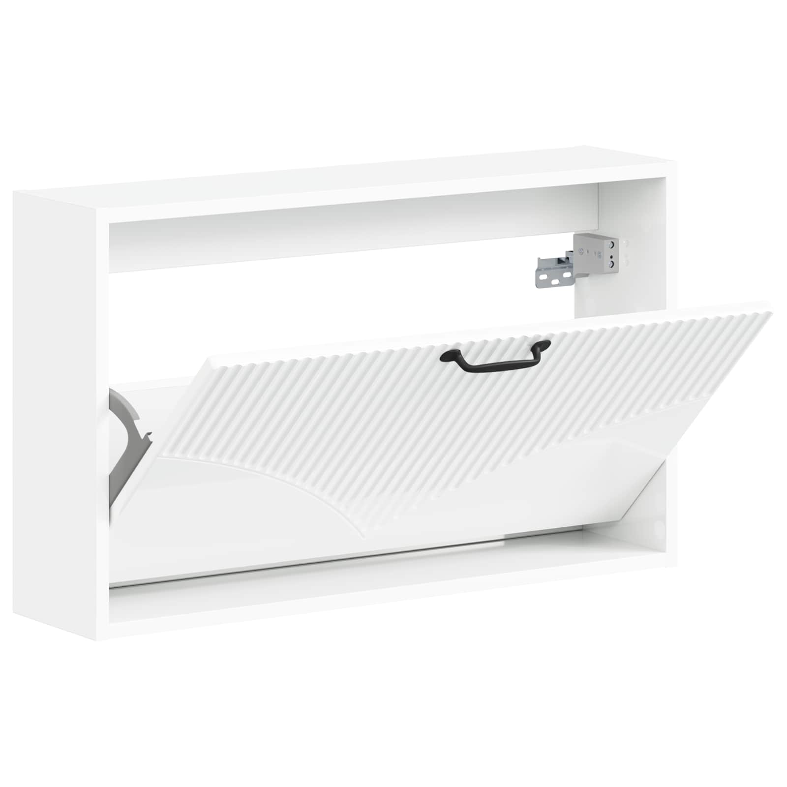 vidaXL Wall-Mounted Shoe Cabinet HOORN 71 x 17 x 43 cm Engineered Wood 3