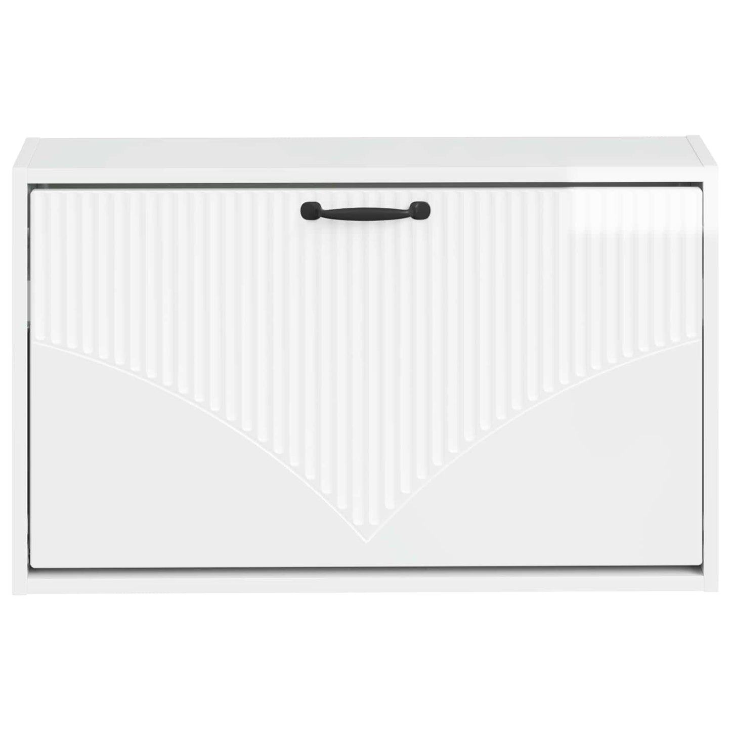 vidaXL Wall-Mounted Shoe Cabinet HOORN 71 x 17 x 43 cm Engineered Wood 4
