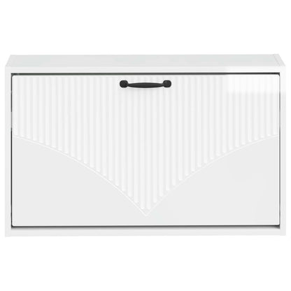 vidaXL Wall-Mounted Shoe Cabinet HOORN 71 x 17 x 43 cm Engineered Wood 4