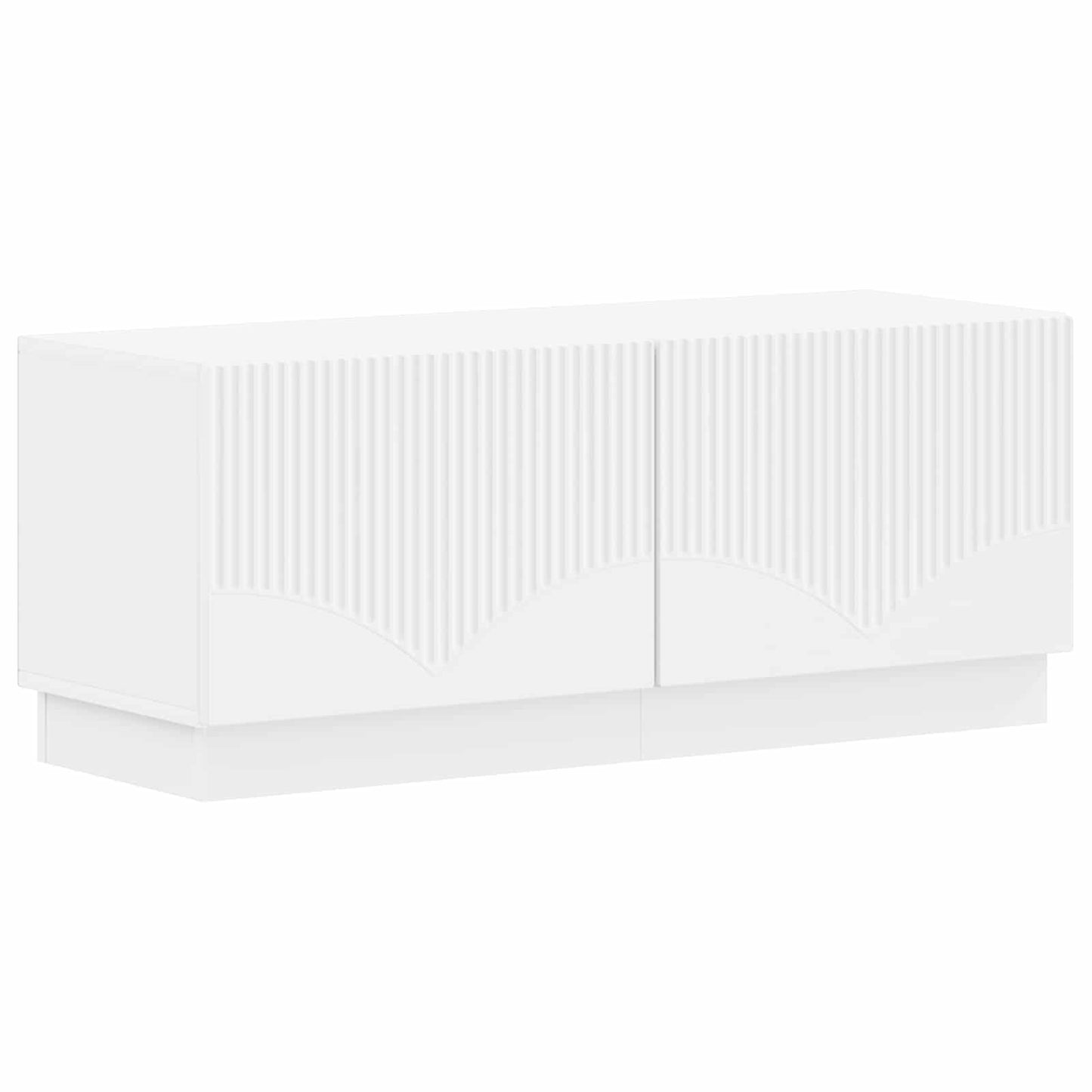 vidaXL TV Cabinet White Engineered Wood 2
