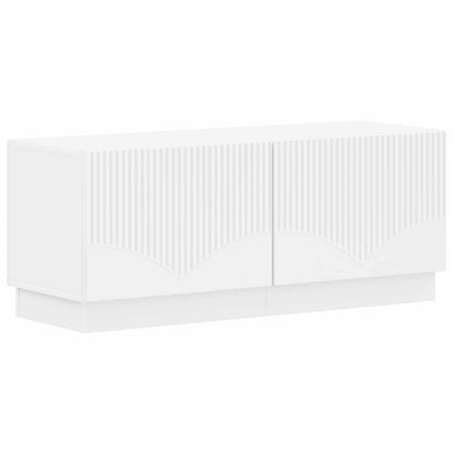 vidaXL TV Cabinet White Engineered Wood 2