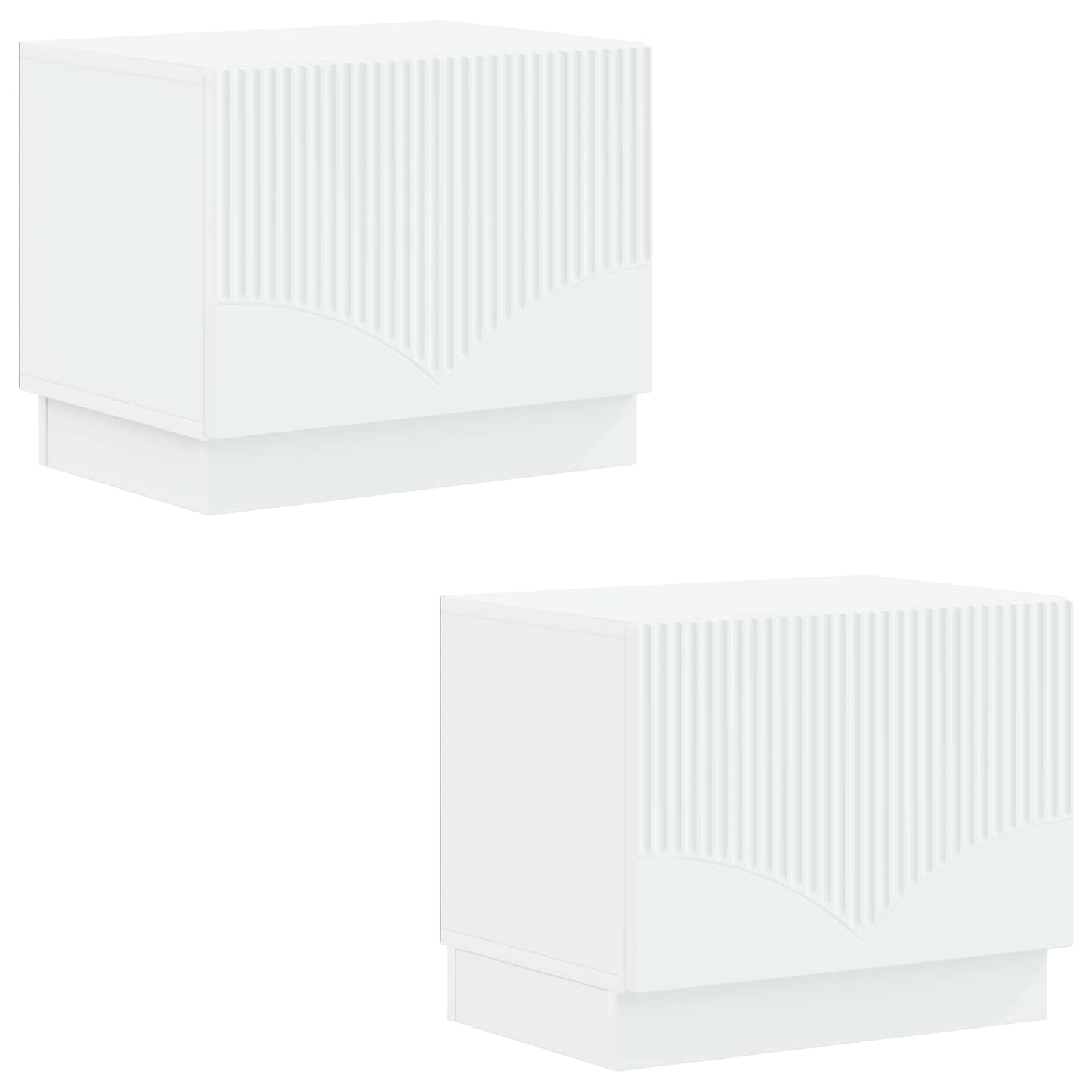 vidaXL TV Cabinet White Engineered Wood 4