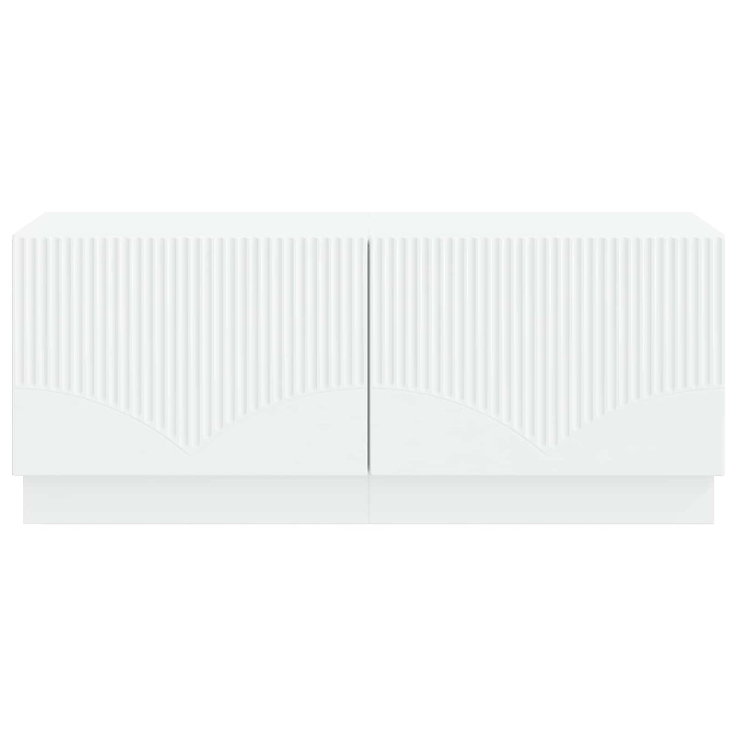 vidaXL TV Cabinet White Engineered Wood 5