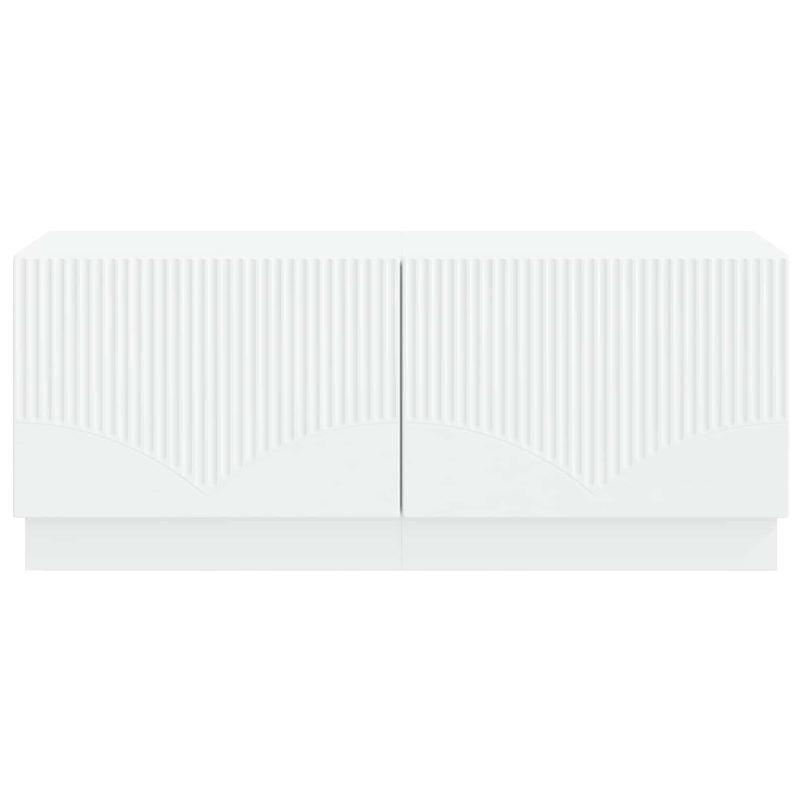 vidaXL TV Cabinet White Engineered Wood 5