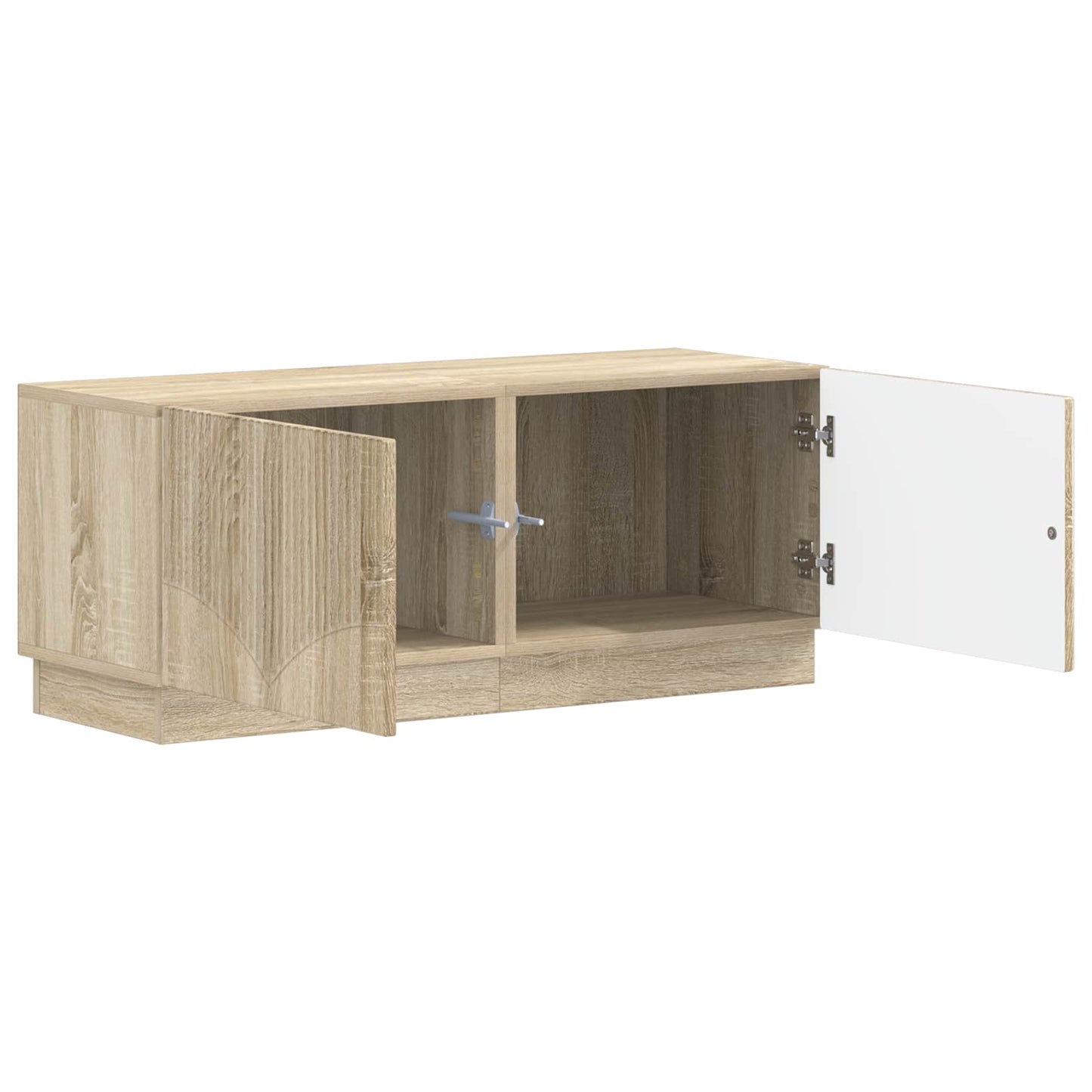 vidaXL TV Cabinet Sonoma Oak Engineered Wood 3