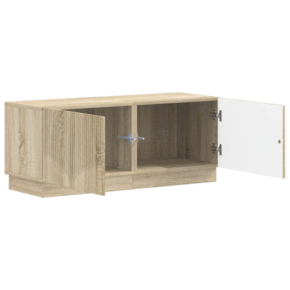 vidaXL TV Cabinet Sonoma Oak Engineered Wood 3