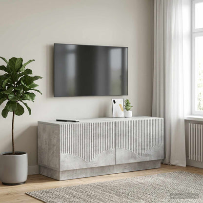 vidaXL TV Cabinet Concrete Grey Engineered Wood 1
