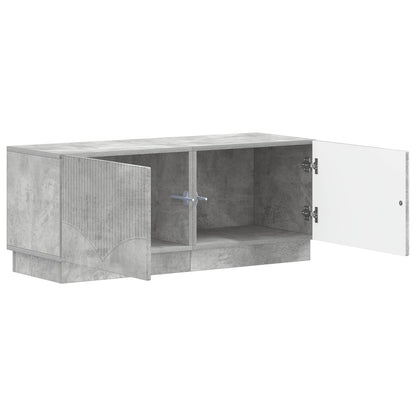 vidaXL TV Cabinet Concrete Grey Engineered Wood 3