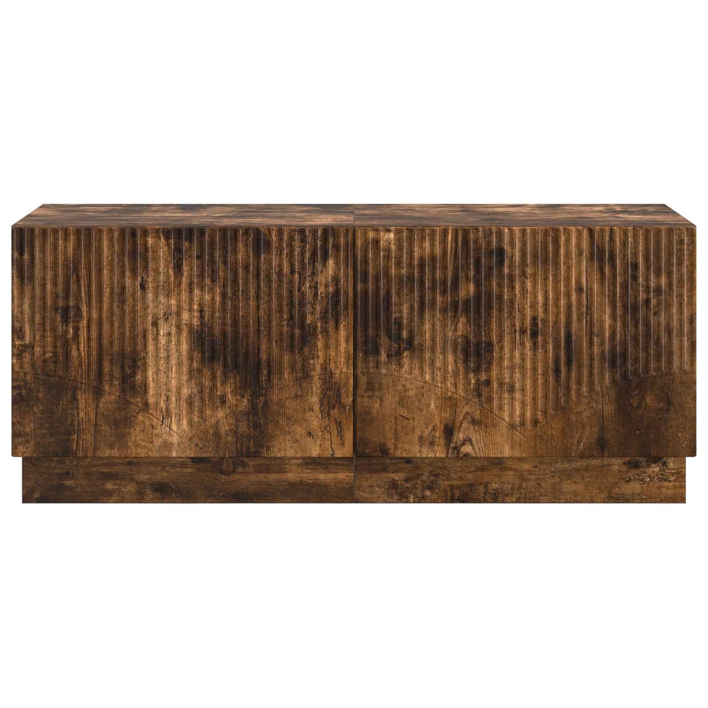 vidaXL TV Cabinet Smoked Oak Engineered Wood 5