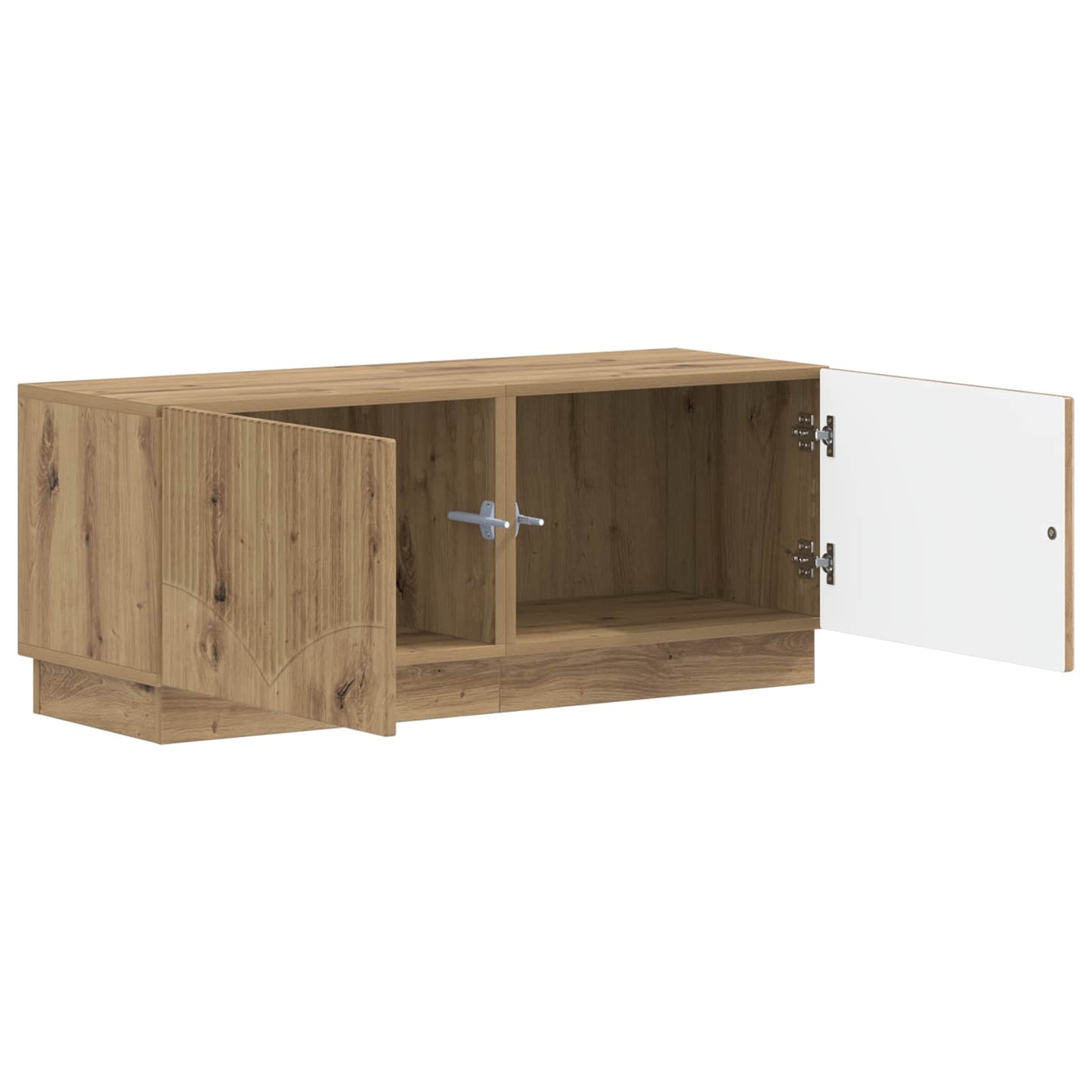 vidaXL TV Cabinet Artisan Oak Engineered Wood 3