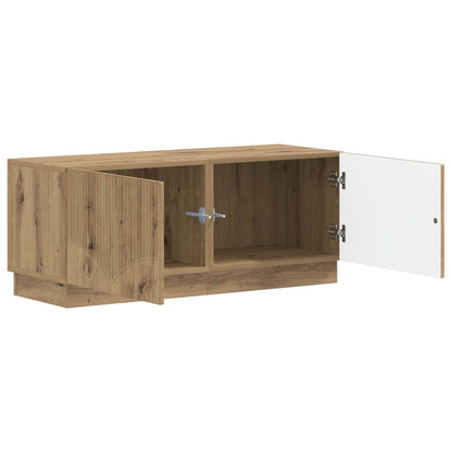 vidaXL TV Cabinet Artisan Oak Engineered Wood 3