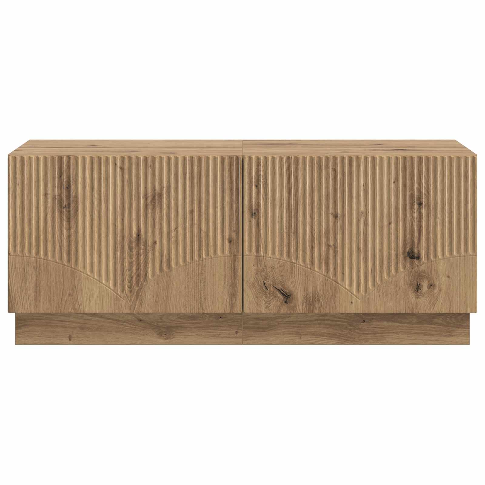vidaXL TV Cabinet Artisan Oak Engineered Wood 5