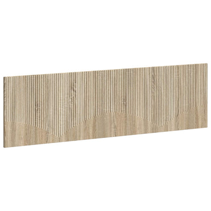 vidaXL Wall-Mounted Headboard HOORN Sonoma Oak Engineered Wood 2