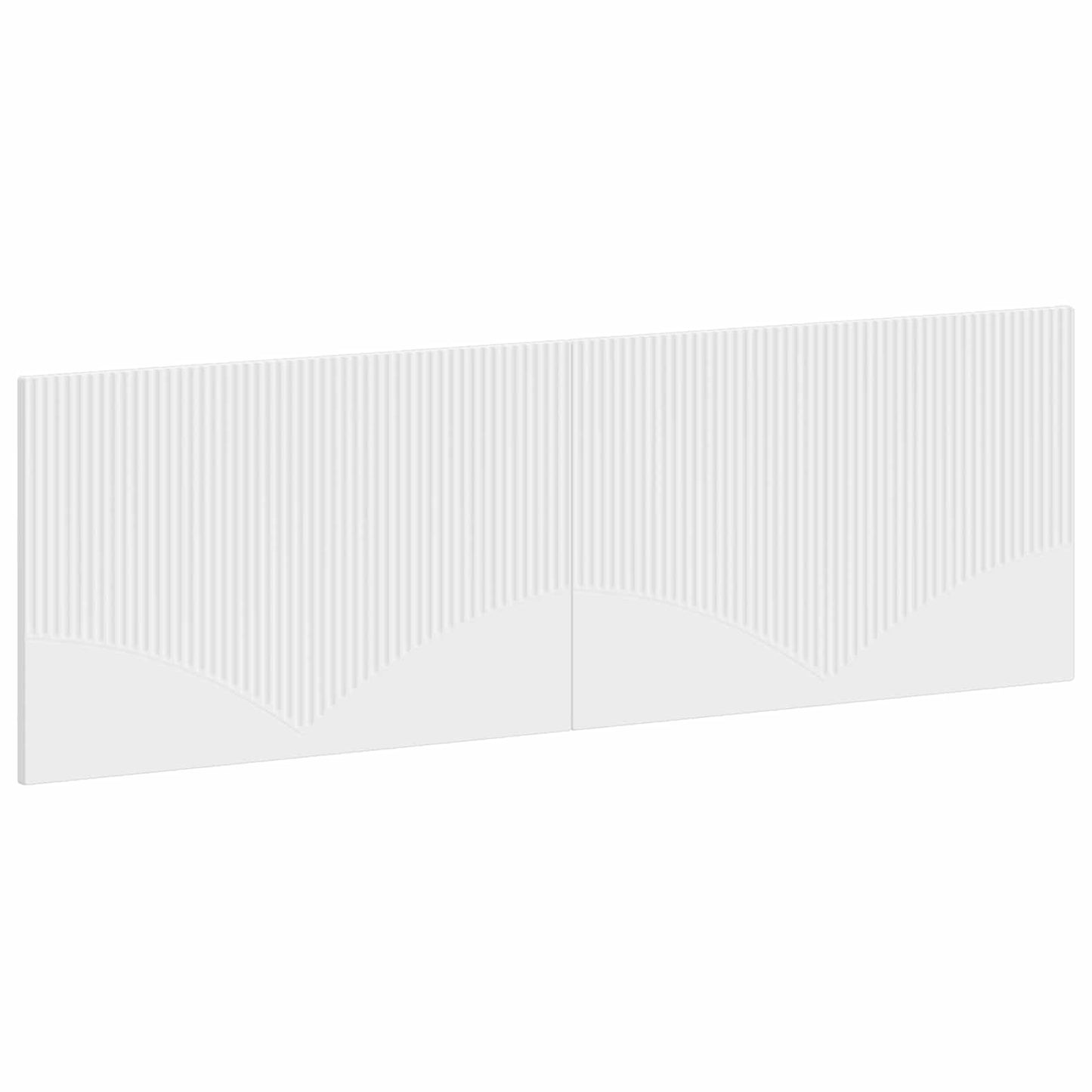 vidaXL Wall-Mounted Headboard HOORN White Engineered Wood 2