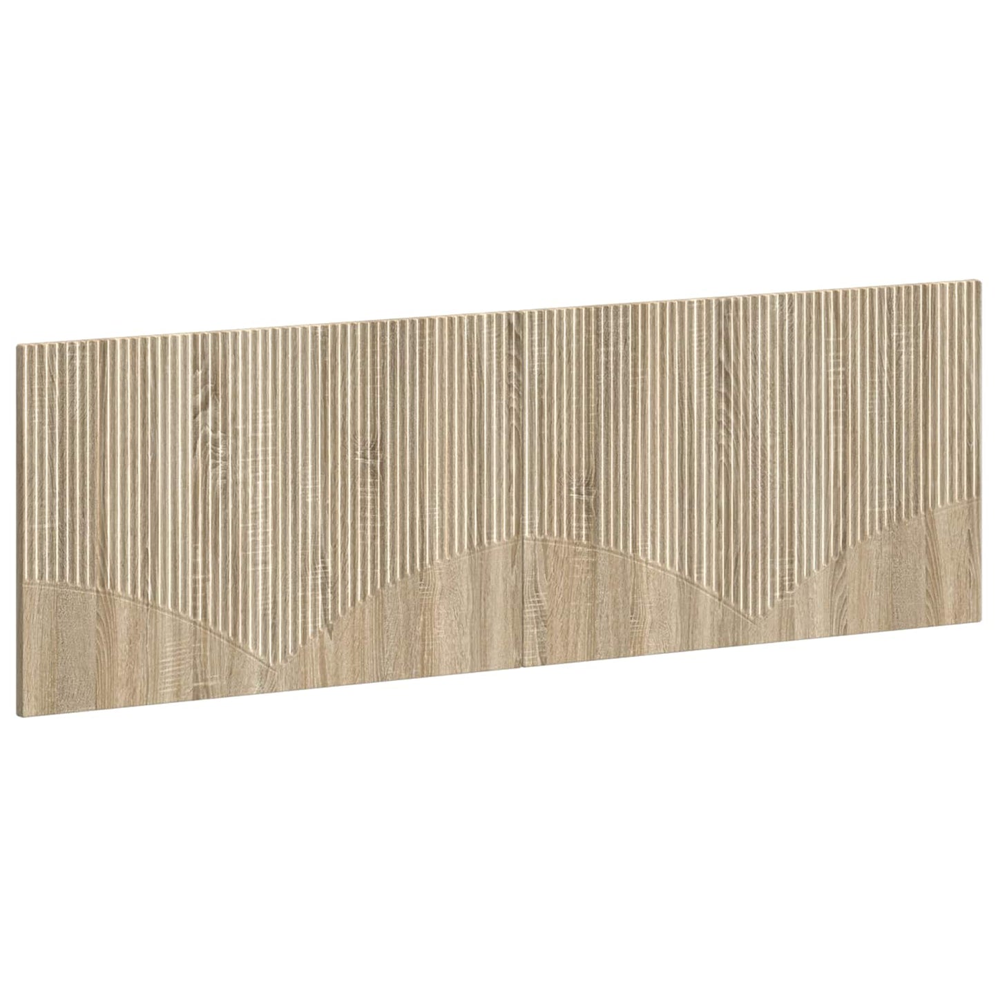 vidaXL Wall-Mounted Headboard HOORN Sonoma Oak Engineered Wood 2