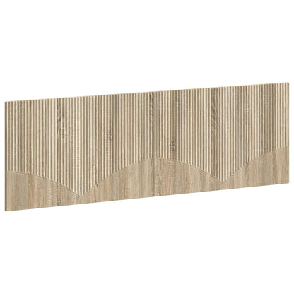 vidaXL Wall-Mounted Headboard HOORN Sonoma Oak Engineered Wood 2
