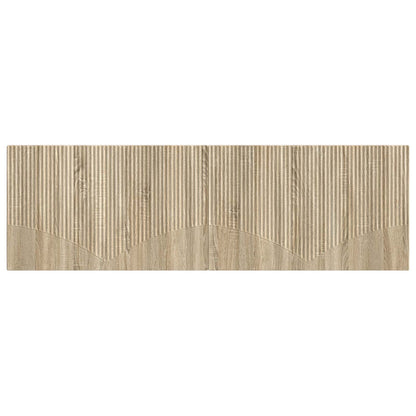 vidaXL Wall-Mounted Headboard HOORN Sonoma Oak Engineered Wood 3