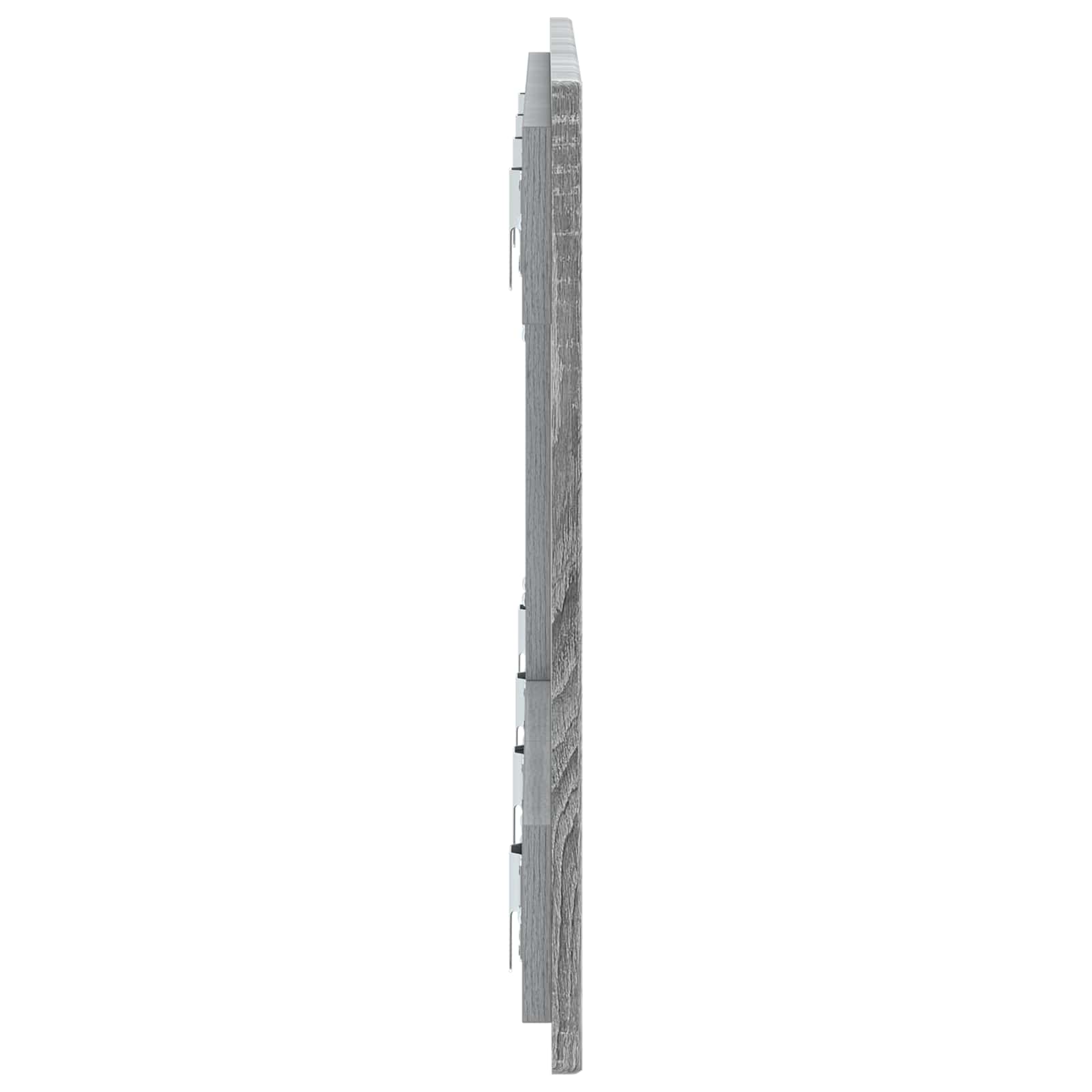 vidaXL Wall-Mounted Headboard HOORN Grey Sonoma Engineered Wood 4