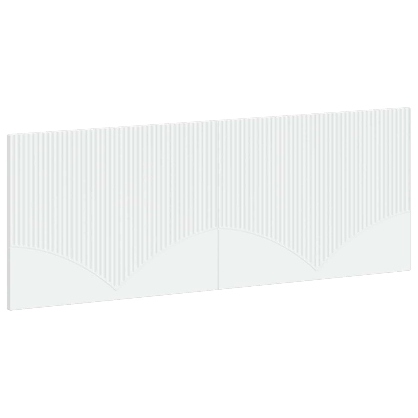 vidaXL Wall-Mounted Headboard HOORN White Engineered Wood 2