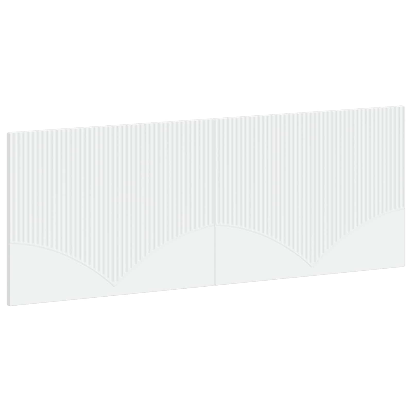 vidaXL Wall-Mounted Headboard HOORN White Engineered Wood 2