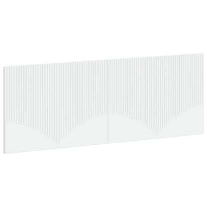 vidaXL Wall-Mounted Headboard HOORN White Engineered Wood 2