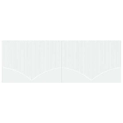 vidaXL Wall-Mounted Headboard HOORN White Engineered Wood 3