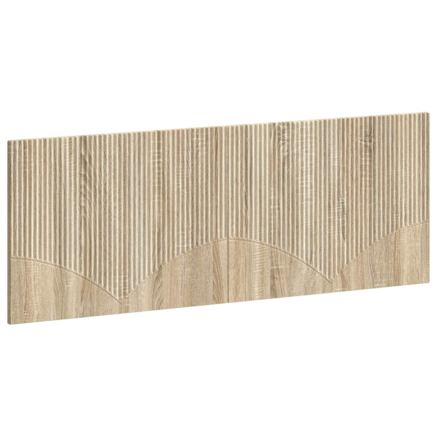 vidaXL Wall-Mounted Headboard HOORN Sonoma Oak Engineered Wood 2