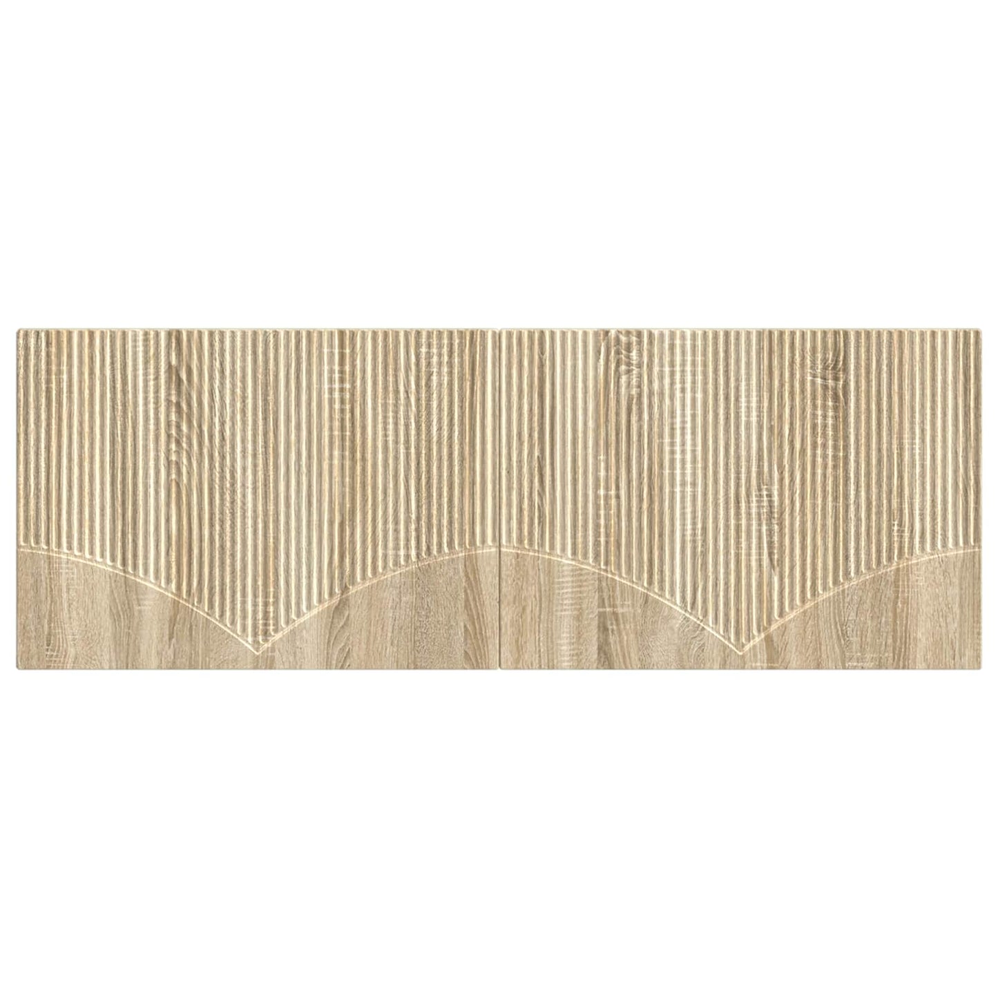 vidaXL Wall-Mounted Headboard HOORN Sonoma Oak Engineered Wood 3