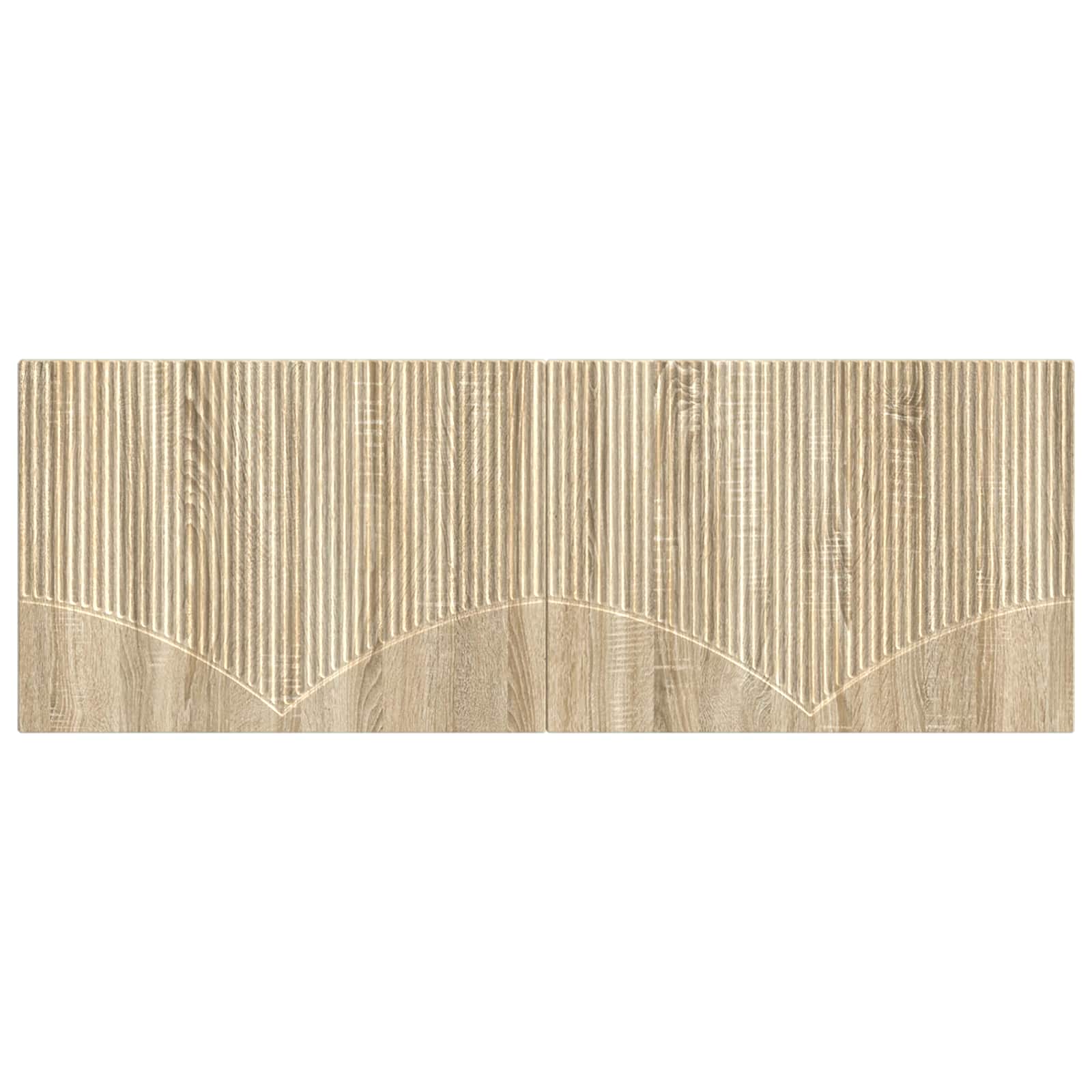vidaXL Wall-Mounted Headboard HOORN Sonoma Oak Engineered Wood 3