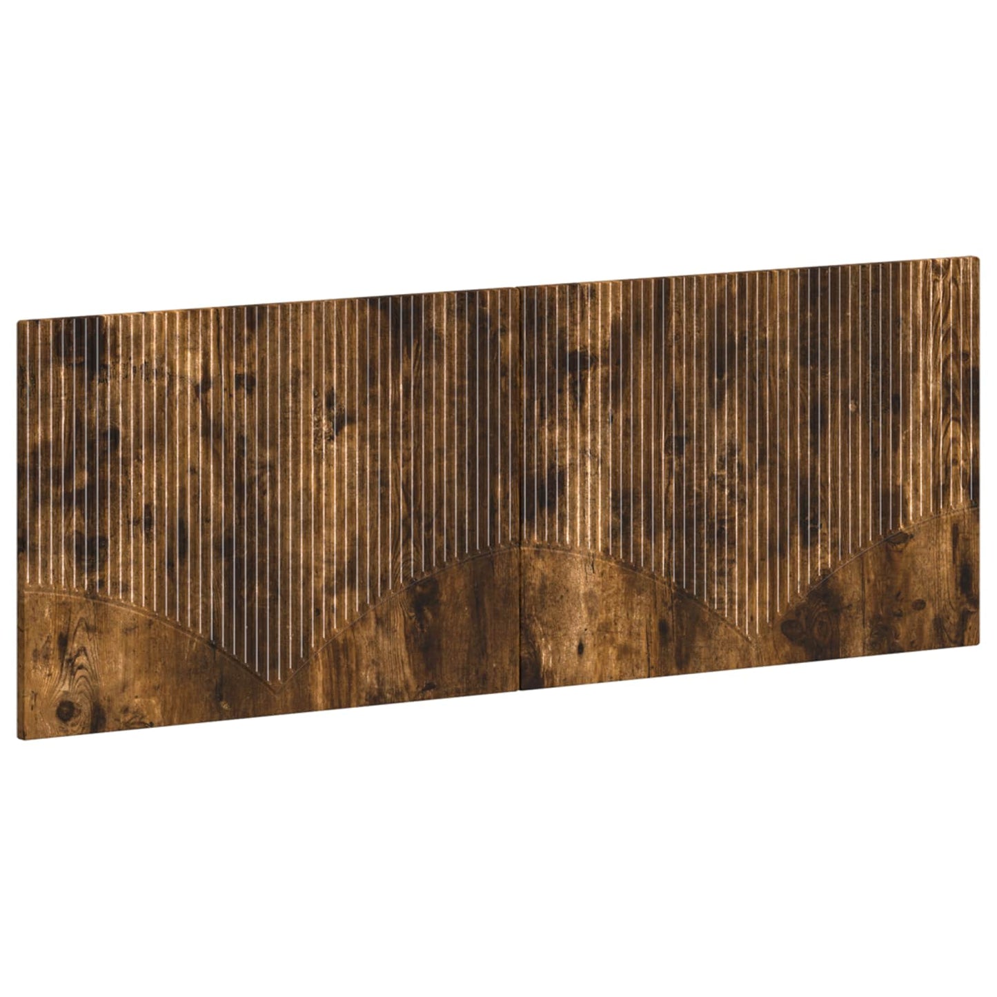 vidaXL Wall-Mounted Headboard HOORN Smoked Oak Engineered Wood 2