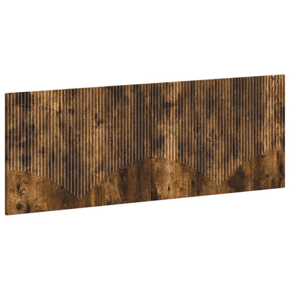vidaXL Wall-Mounted Headboard HOORN Smoked Oak Engineered Wood 2