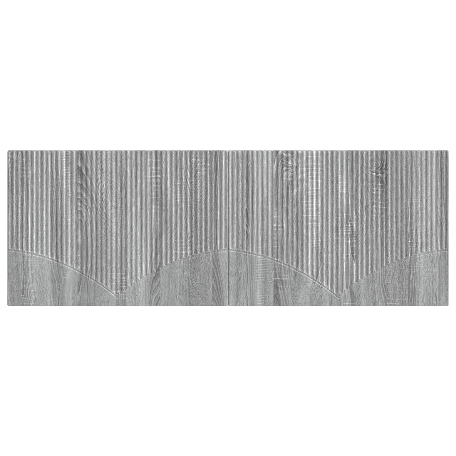 vidaXL Wall-Mounted Headboard HOORN Grey Sonoma Engineered Wood 3