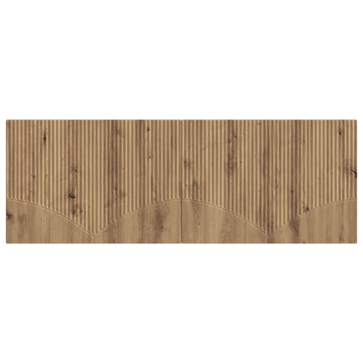 vidaXL Wall-Mounted Headboard HOORN Artisan Oak Engineered Wood 3