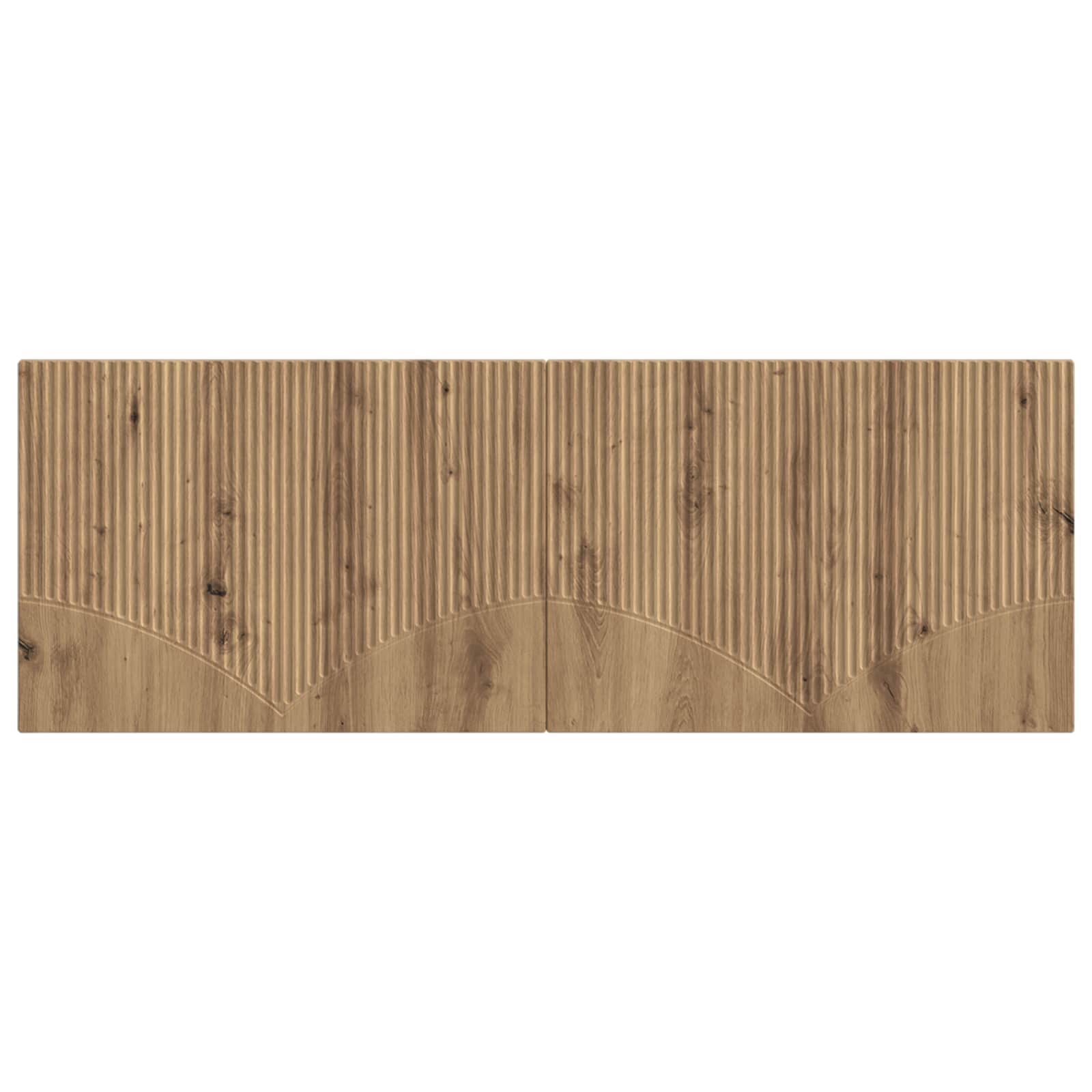 vidaXL Wall-Mounted Headboard HOORN Artisan Oak Engineered Wood 3