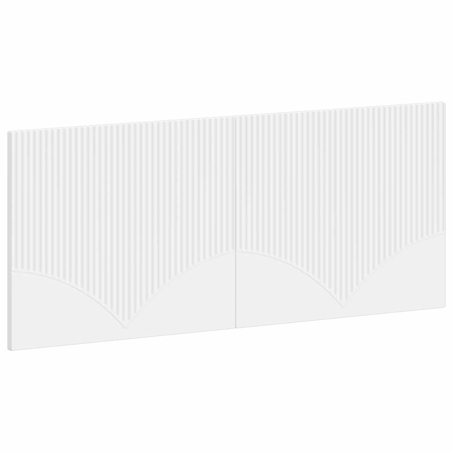 vidaXL Wall-Mounted Headboard HOORN White Engineered Wood 2