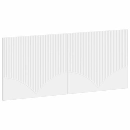 vidaXL Wall-Mounted Headboard HOORN White Engineered Wood 2