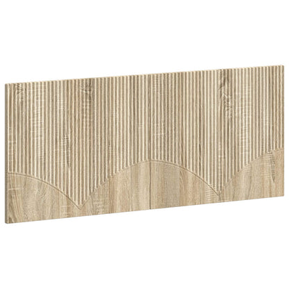 vidaXL Wall-Mounted Headboard HOORN Sonoma Oak Engineered Wood 2