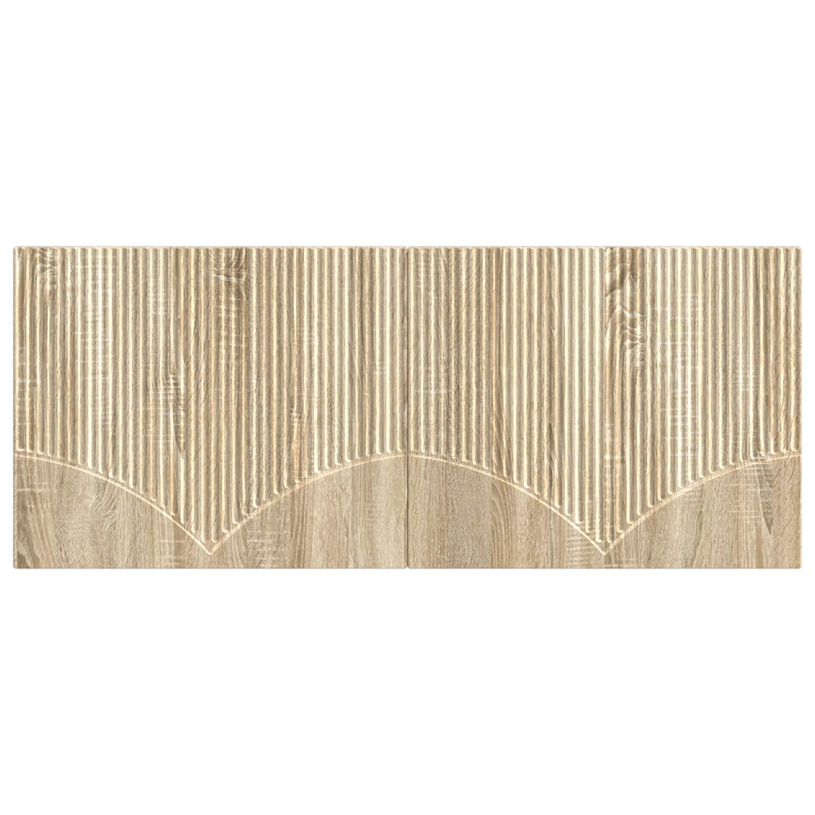 vidaXL Wall-Mounted Headboard HOORN Sonoma Oak Engineered Wood 3