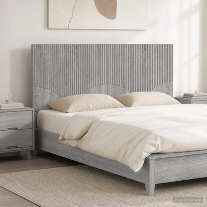 vidaXL Wall-Mounted Headboard HOORN Grey Sonoma Engineered Wood 1