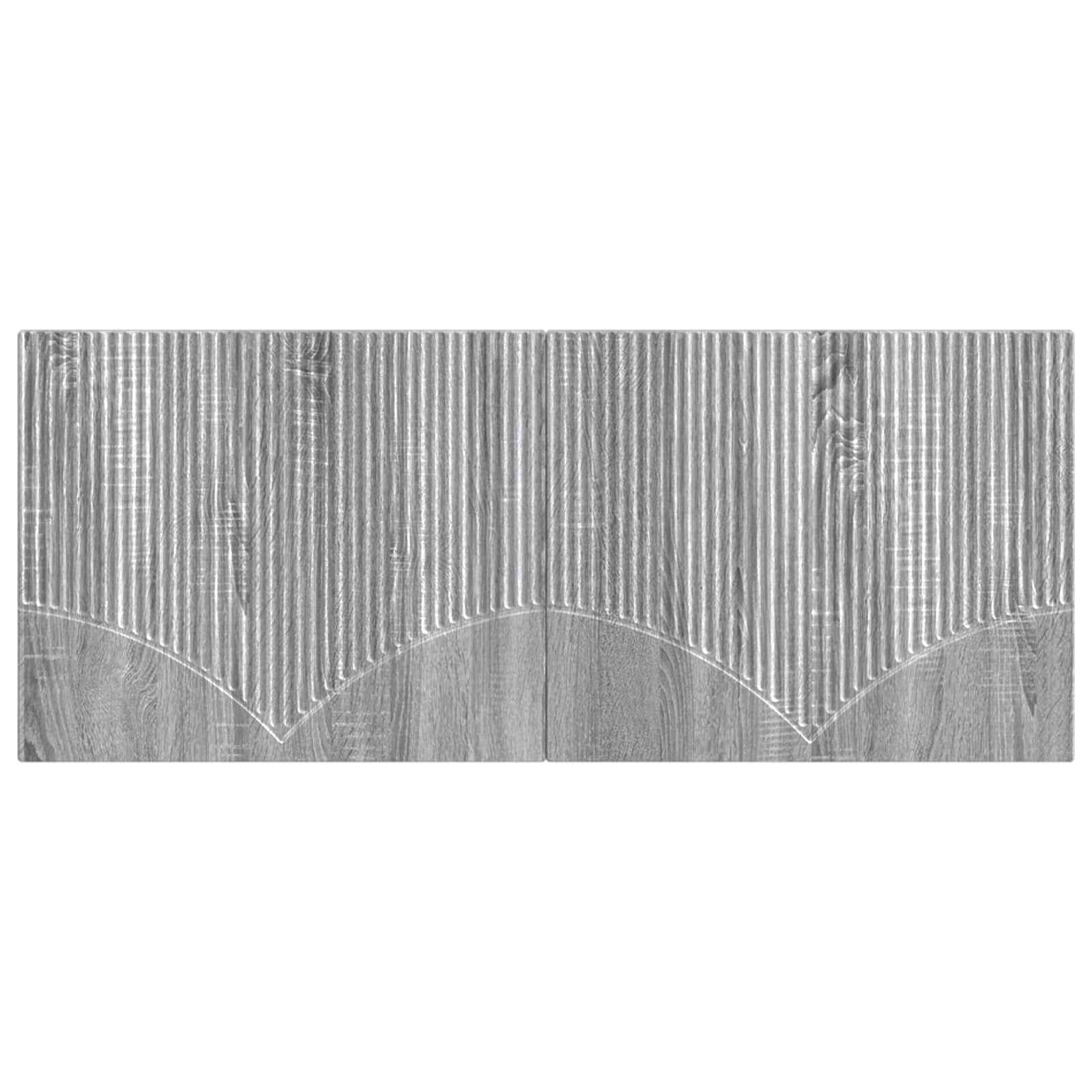 vidaXL Wall-Mounted Headboard HOORN Grey Sonoma Engineered Wood 3