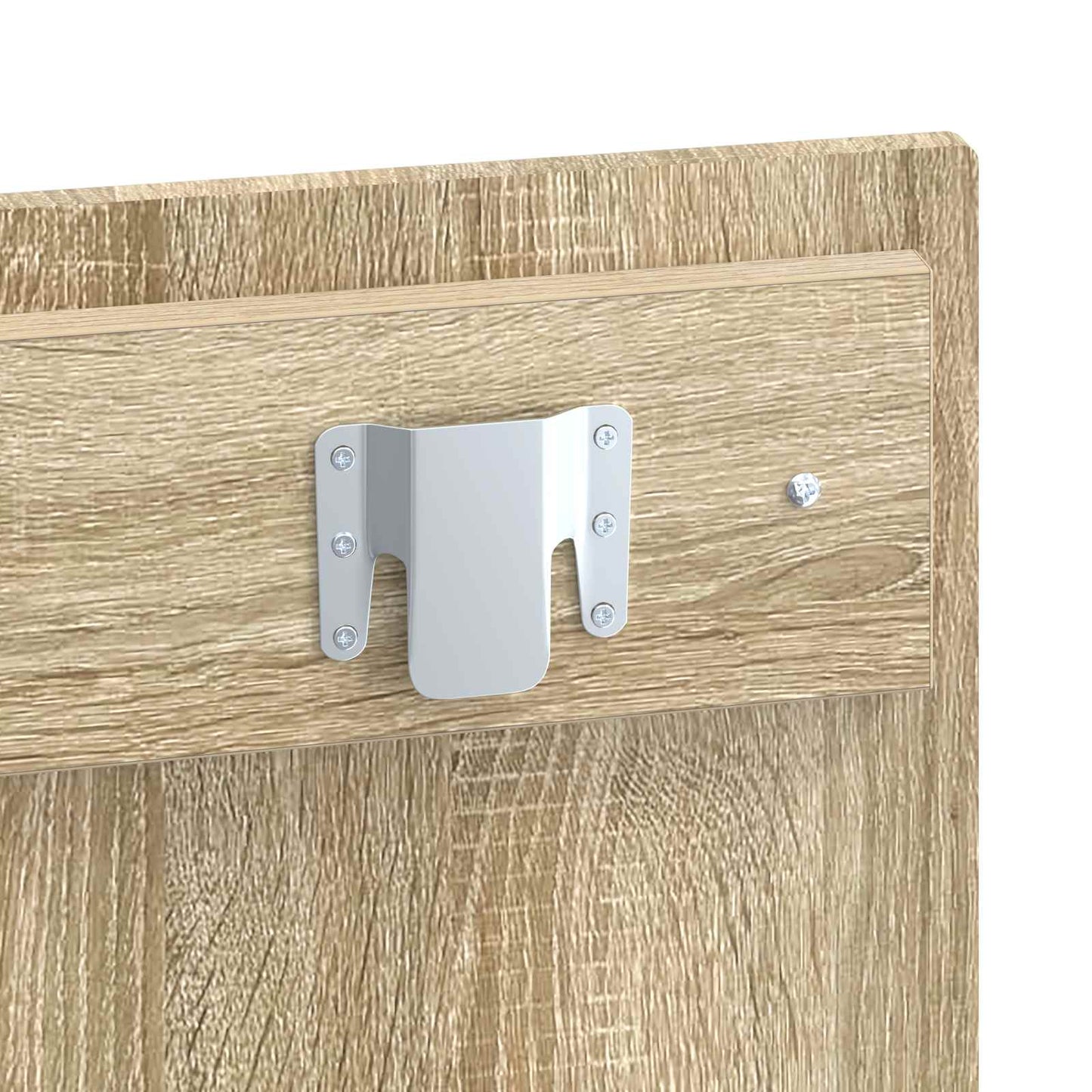 vidaXL Wall-Mounted Headboard HOORN Sonoma Oak Engineered Wood 6