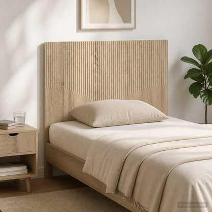 vidaXL Wall-Mounted Headboard HOORN Sonoma Oak Engineered Wood 1