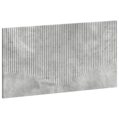 vidaXL Wall-Mounted Headboard HOORN Concrete Grey Engineered Wood 2
