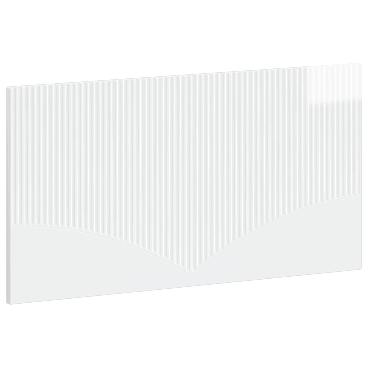 vidaXL Wall-Mounted Headboard HOORN High Gloss White Engineered Wood 2