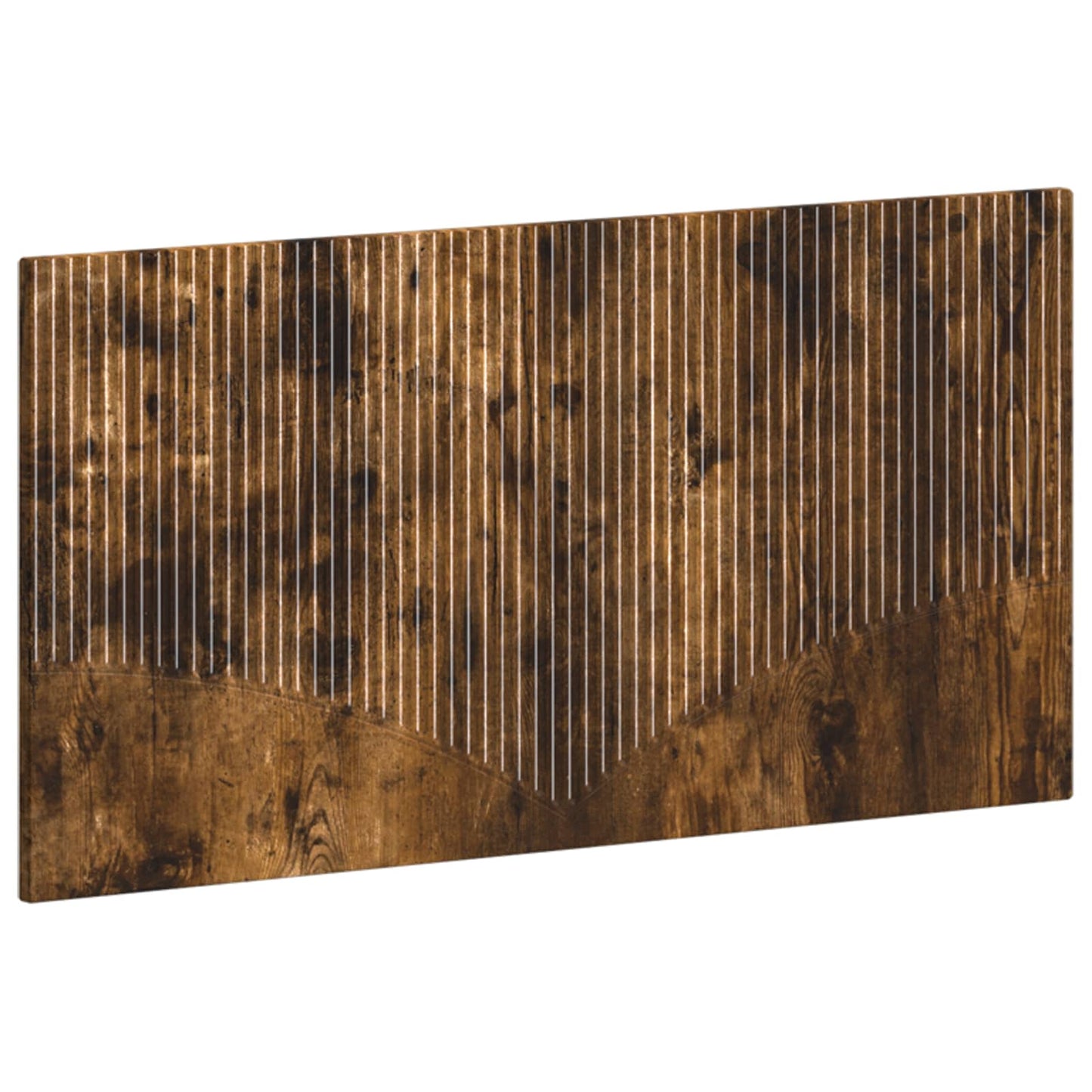 vidaXL Wall-Mounted Headboard HOORN Smoked Oak Engineered Wood 2