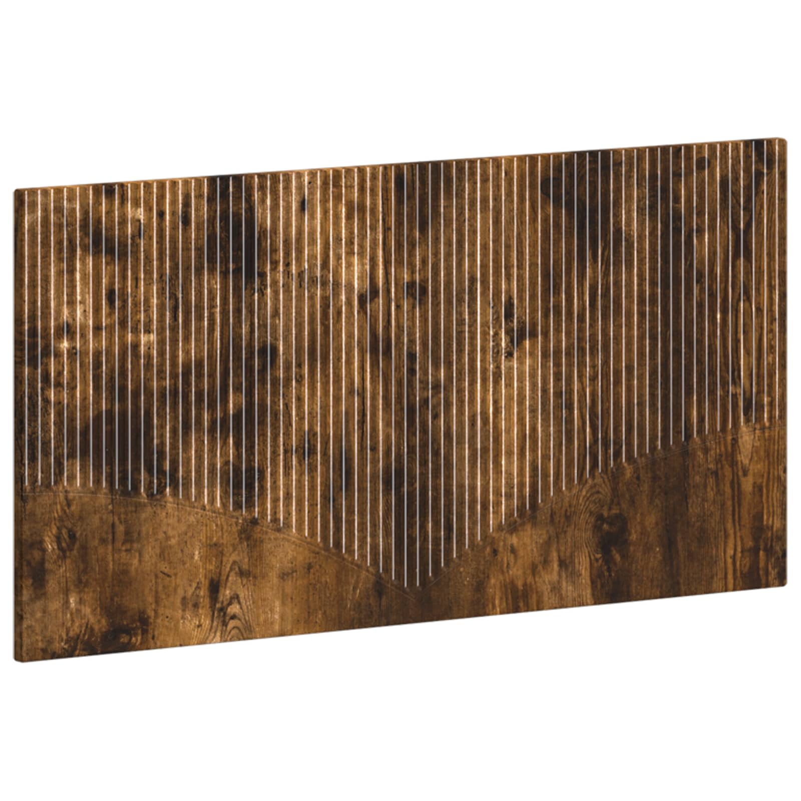 vidaXL Wall-Mounted Headboard HOORN Smoked Oak Engineered Wood 2